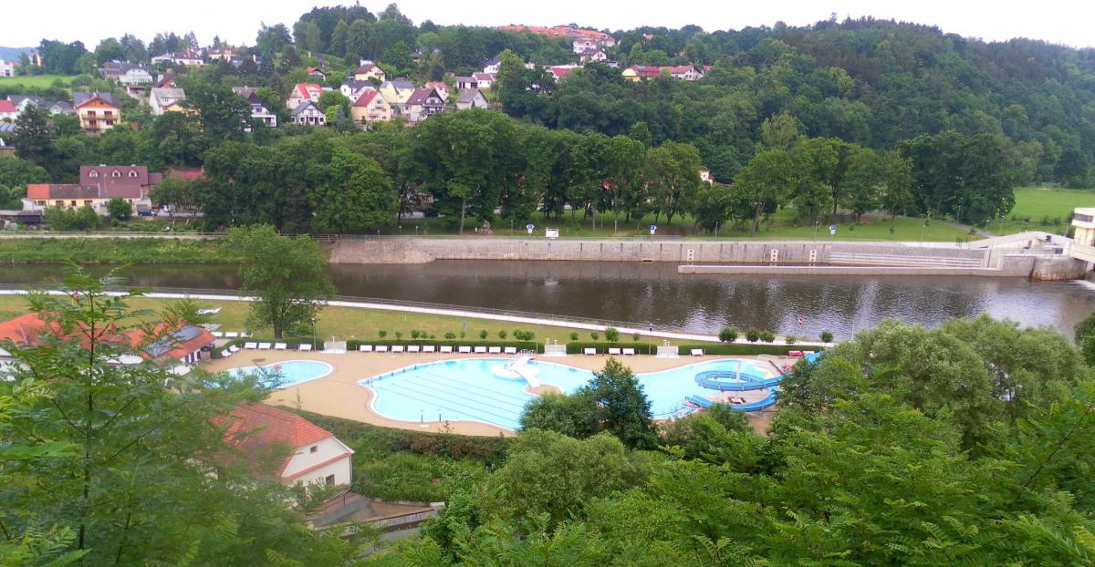 Koupaliště Hluboká nad Vltavou